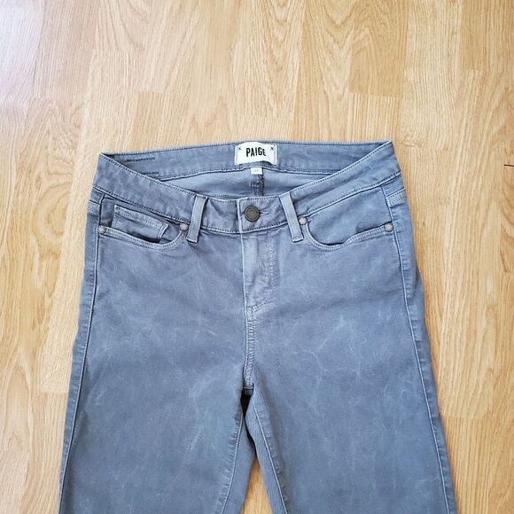 PAIGE Verdugo Ankle Skinny Jeans in Faded Vine. Size 27 - Picture 3 of 12